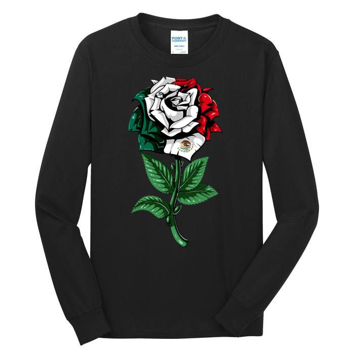 Mexican Rose Mexico Pride Tall Long Sleeve T-Shirt