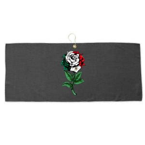 Mexican Rose Mexico Pride Large Microfiber Waffle Golf Towel