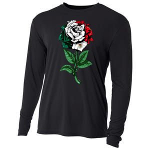 Mexican Rose Mexico Pride Cooling Performance Long Sleeve Crew