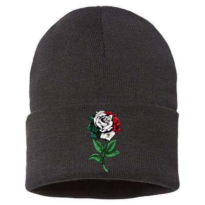 Mexican Rose Mexico Pride Sustainable Knit Beanie