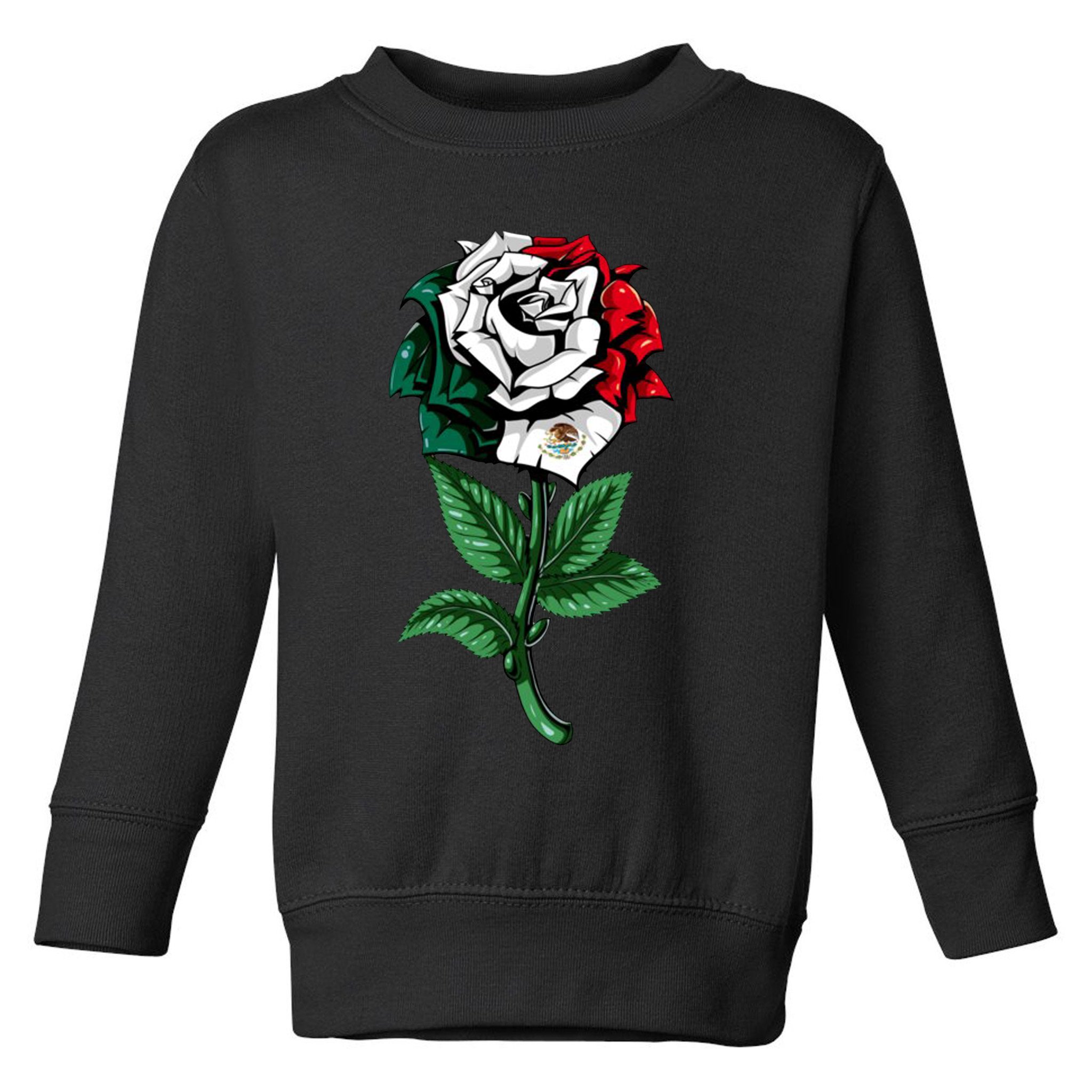 Mexican Rose Mexico Pride Toddler Sweatshirt