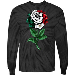 Mexican Rose Mexico Pride Tie-Dye Long Sleeve Shirt