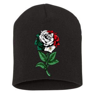 Mexican Rose Mexico Pride Short Acrylic Beanie