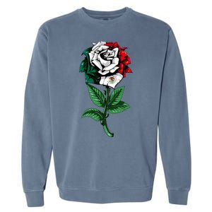 Mexican Rose Mexico Pride Garment-Dyed Sweatshirt