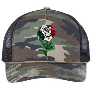 Mexican Rose Mexico Pride Retro Rope Trucker Hat Cap