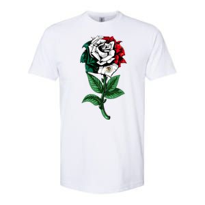 Mexican Rose Mexico Pride Softstyle CVC T-Shirt