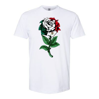 Mexican Rose Mexico Pride Softstyle® CVC T-Shirt