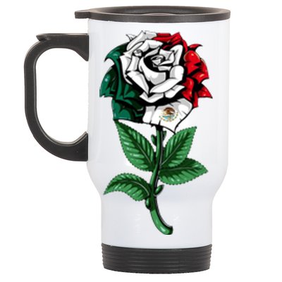 Mexican Rose Mexico Pride Stainless Steel Travel Mug