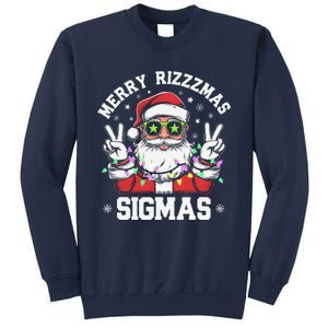 Merry Rizz Mas Sigmas Gen Alpha Middle School Christmas Sweatshirt