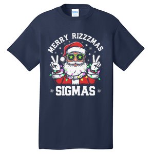 Merry Rizz Mas Sigmas Gen Alpha Middle School Christmas Tall T-Shirt