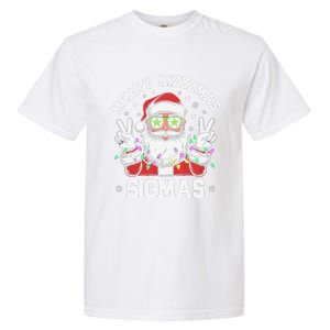 Merry Rizz Mas Sigmas Gen Alpha Middle School Christmas Garment-Dyed Heavyweight T-Shirt