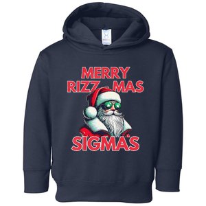 Merry Rizz Mas Sigmas Gen Alpha Middle School Christmas Toddler Hoodie