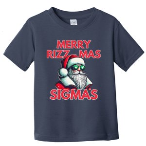 Merry Rizz Mas Sigmas Gen Alpha Middle School Christmas Toddler T-Shirt