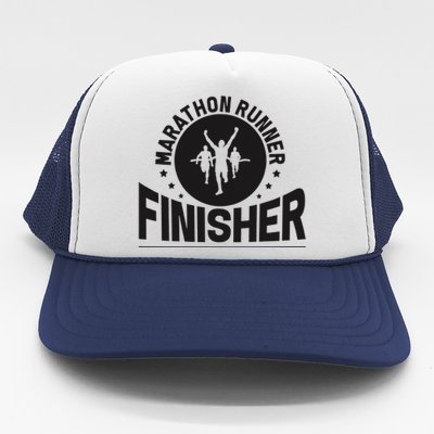 Marathon Runner Marathon Finisher Marathon Marathoners Trucker Hat