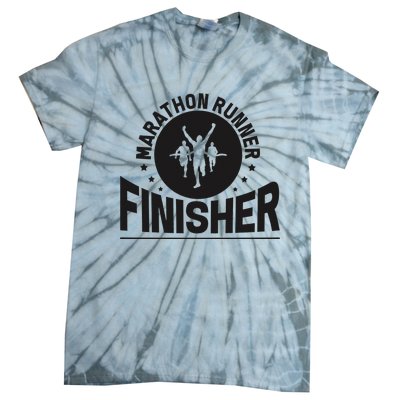 Marathon Runner Marathon Finisher Marathon Marathoners Tie-Dye T-Shirt