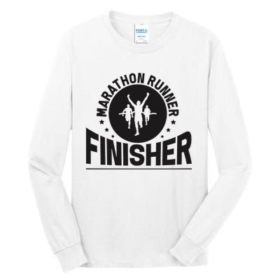 Marathon Runner Marathon Finisher Marathon Marathoners Tall Long Sleeve T-Shirt