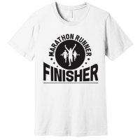 Marathon Runner Marathon Finisher Marathon Marathoners Premium T-Shirt