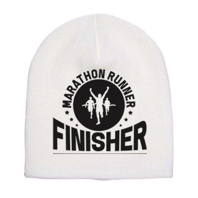 Marathon Runner Marathon Finisher Marathon Marathoners Short Acrylic Beanie