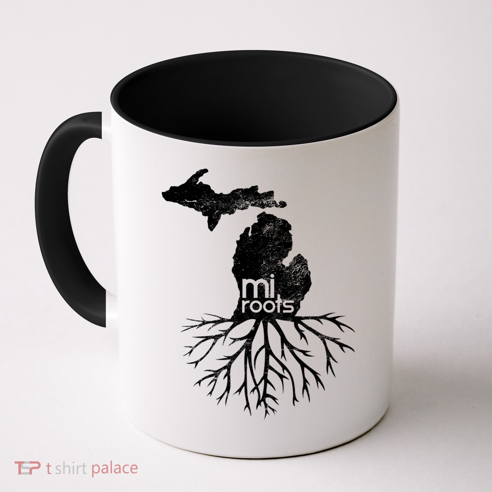 Mi Roots Michigan Map Native Michigander Gift Home State Gift Mug