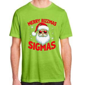 Merry Rizz Mas Sigmas Gen Alpha Middle School Christmas Adult ChromaSoft Performance T-Shirt