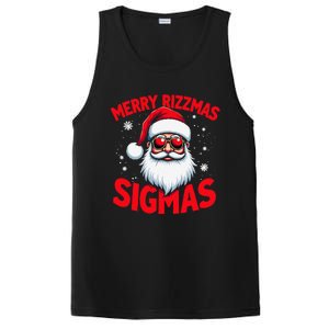 Merry Rizz Mas Sigmas Gen Alpha Middle School Christmas PosiCharge Competitor Tank