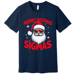 Merry Rizz Mas Sigmas Gen Alpha Middle School Christmas Premium T-Shirt