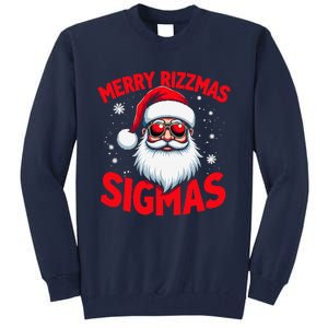 Merry Rizz Mas Sigmas Gen Alpha Middle School Christmas Tall Sweatshirt