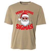 Merry Rizz Mas Sigmas Gen Alpha Middle School Christmas Cooling Performance Crew T-Shirt