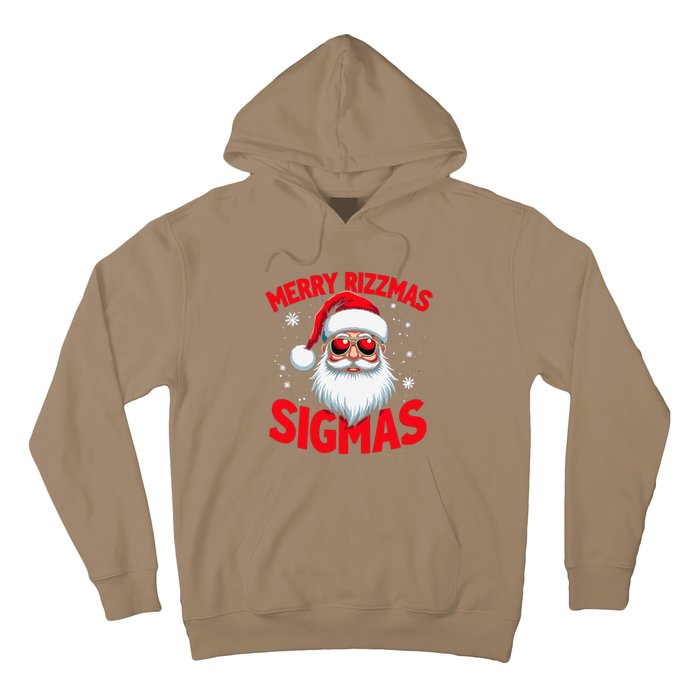 Merry Rizz Mas Sigmas Gen Alpha Middle School Christmas Hoodie