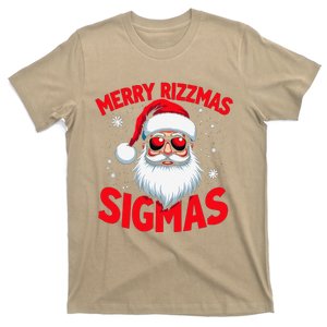 Merry Rizz Mas Sigmas Gen Alpha Middle School Christmas T-Shirt