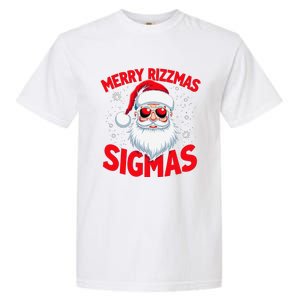 Merry Rizz Mas Sigmas Gen Alpha Middle School Christmas Garment-Dyed Heavyweight T-Shirt