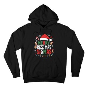 Merry Rizz Mas Sigmas Funny Gen Alpha Xmas Santa Christmas Hoodie