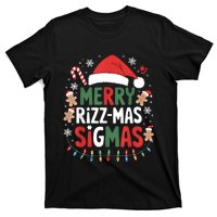 Merry Rizz Mas Sigmas Funny Gen Alpha Xmas Santa Christmas T-Shirt