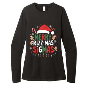 Merry Rizz Mas Sigmas Funny Gen Alpha Xmas Santa Christmas Womens CVC Long Sleeve Shirt