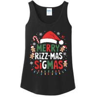 Merry Rizz Mas Sigmas Funny Gen Alpha Xmas Santa Christmas Ladies Essential Tank