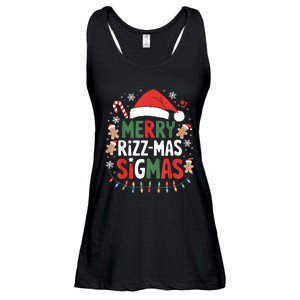 Merry Rizz Mas Sigmas Funny Gen Alpha Xmas Santa Christmas Ladies Essential Flowy Tank