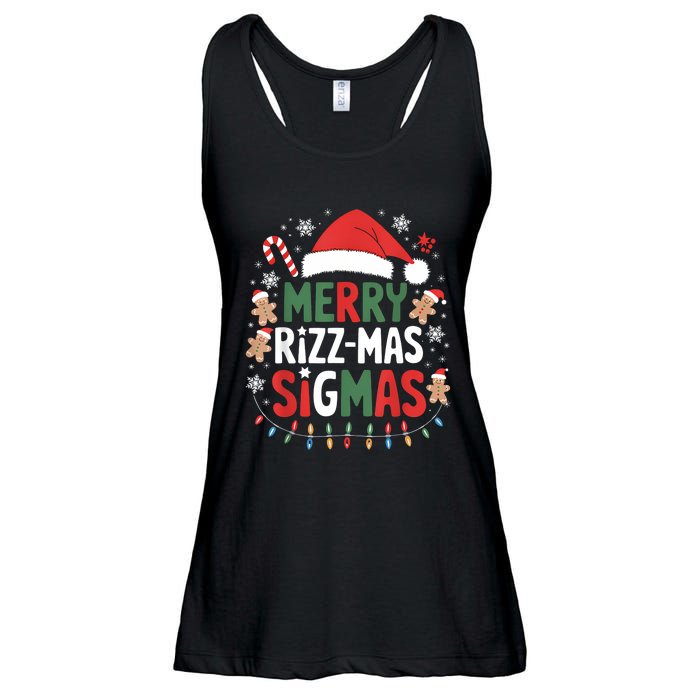 Merry Rizz Mas Sigmas Funny Gen Alpha Xmas Santa Christmas Ladies Essential Flowy Tank