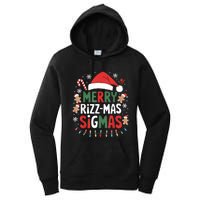 Merry Rizz Mas Sigmas Funny Gen Alpha Xmas Santa Christmas Women's Pullover Hoodie