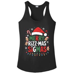 Merry Rizz Mas Sigmas Funny Gen Alpha Xmas Santa Christmas Ladies PosiCharge Competitor Racerback Tank