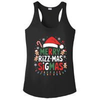 Merry Rizz Mas Sigmas Funny Gen Alpha Xmas Santa Christmas Ladies PosiCharge Competitor Racerback Tank