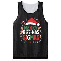 Merry Rizz Mas Sigmas Funny Gen Alpha Xmas Santa Christmas Mesh Reversible Basketball Jersey Tank