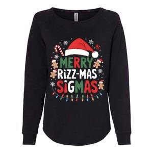 Merry Rizz Mas Sigmas Funny Gen Alpha Xmas Santa Christmas Womens California Wash Sweatshirt