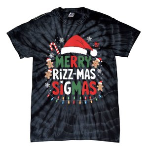 Merry Rizz Mas Sigmas Funny Gen Alpha Xmas Santa Christmas Tie-Dye T-Shirt