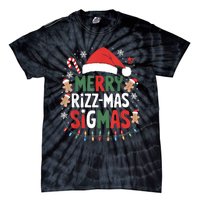 Merry Rizz Mas Sigmas Funny Gen Alpha Xmas Santa Christmas Tie-Dye T-Shirt