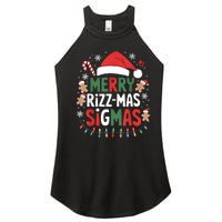 Merry Rizz Mas Sigmas Funny Gen Alpha Xmas Santa Christmas Women's Perfect Tri Rocker Tank