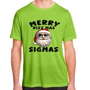 Merry Rizz Mas Sigmas Funny Christmas Adult ChromaSoft Performance T-Shirt