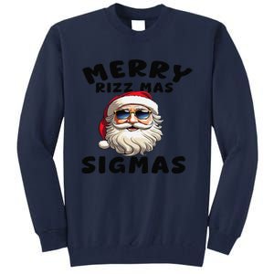 Merry Rizz Mas Sigmas Funny Christmas Tall Sweatshirt