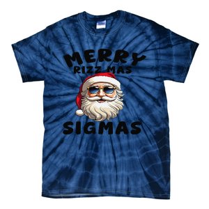 Merry Rizz Mas Sigmas Funny Christmas Tie-Dye T-Shirt