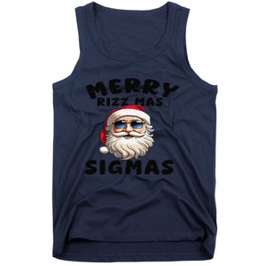 Merry Rizz Mas Sigmas Funny Christmas Tank Top