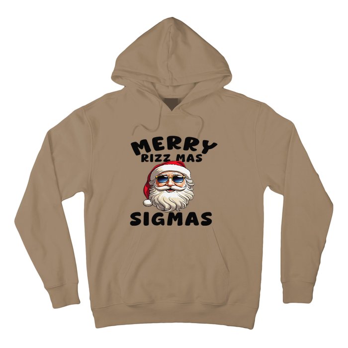 Merry Rizz Mas Sigmas Funny Christmas Hoodie